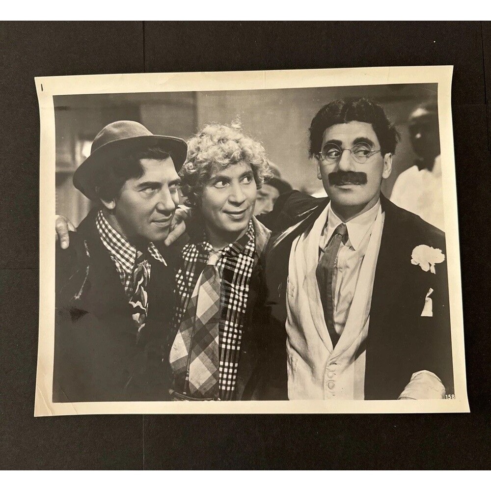 The Marx Brothers 8x10 Black & White Glossy Photo Groucho Vintage